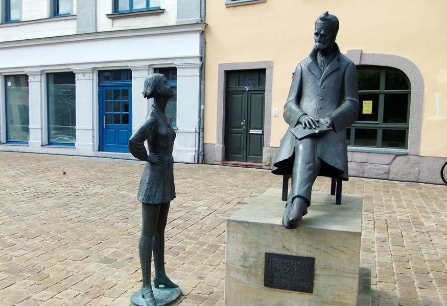 Friedrich Nietzsche statue - Naumberg, Saxony-Anhalt, Germany (Photography by Glen Bowman)